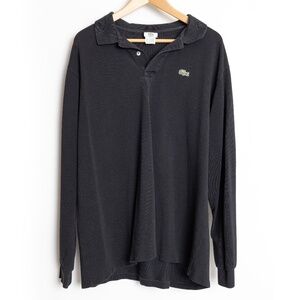 Vintage Lacoste Piqué Knit Long Sleeve Shirt